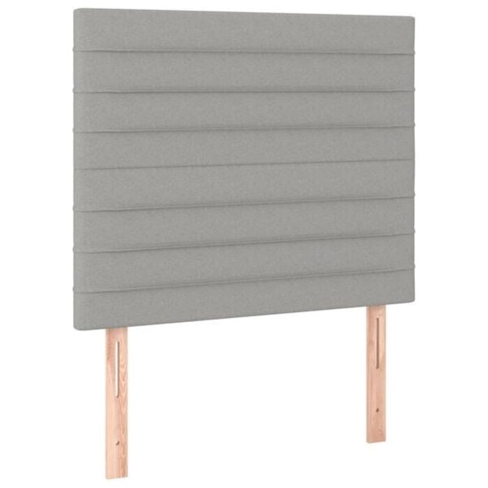 Vidaxl Lot de 2 Têtes de Lit Gris Clair 80cm - Jusqu'à -59% de réduction