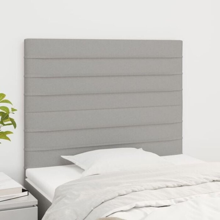 Vidaxl Lot de 2 Têtes de Lit Gris Clair 80cm - Jusqu'à -59% de réduction