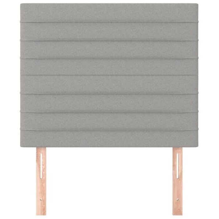 Vidaxl Lot de 2 Têtes de Lit Gris Clair 80cm - Jusqu'à -59% de réduction