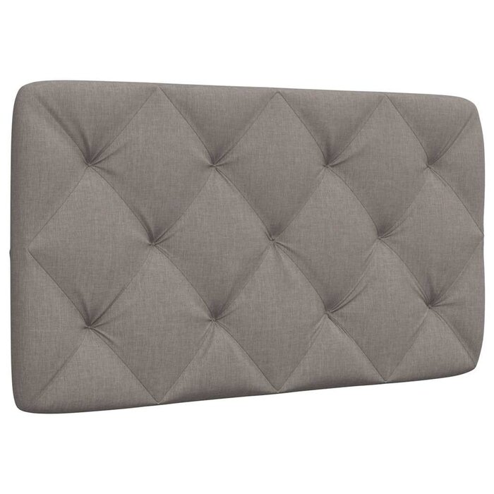 Vidaxl Coussin de tête de lit 80 cm taupe - Jusqu'à 67% de réduction
