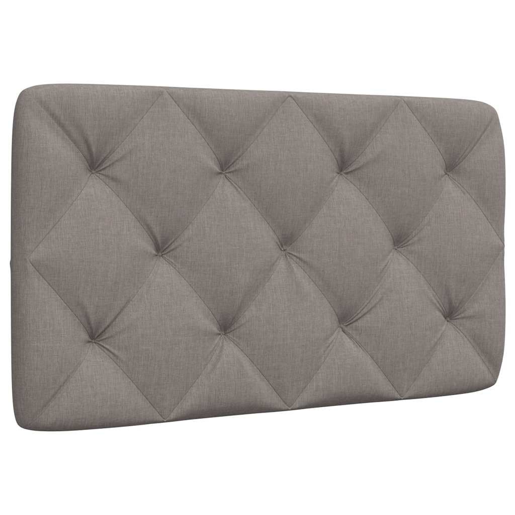Coussin de tête de lit 80 cm taupe - Jusqu'à -32% sur notre stock outlet