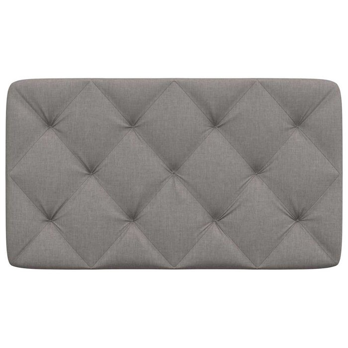 Vidaxl Coussin de tête de lit 80 cm taupe - Jusqu'à 67% de réduction