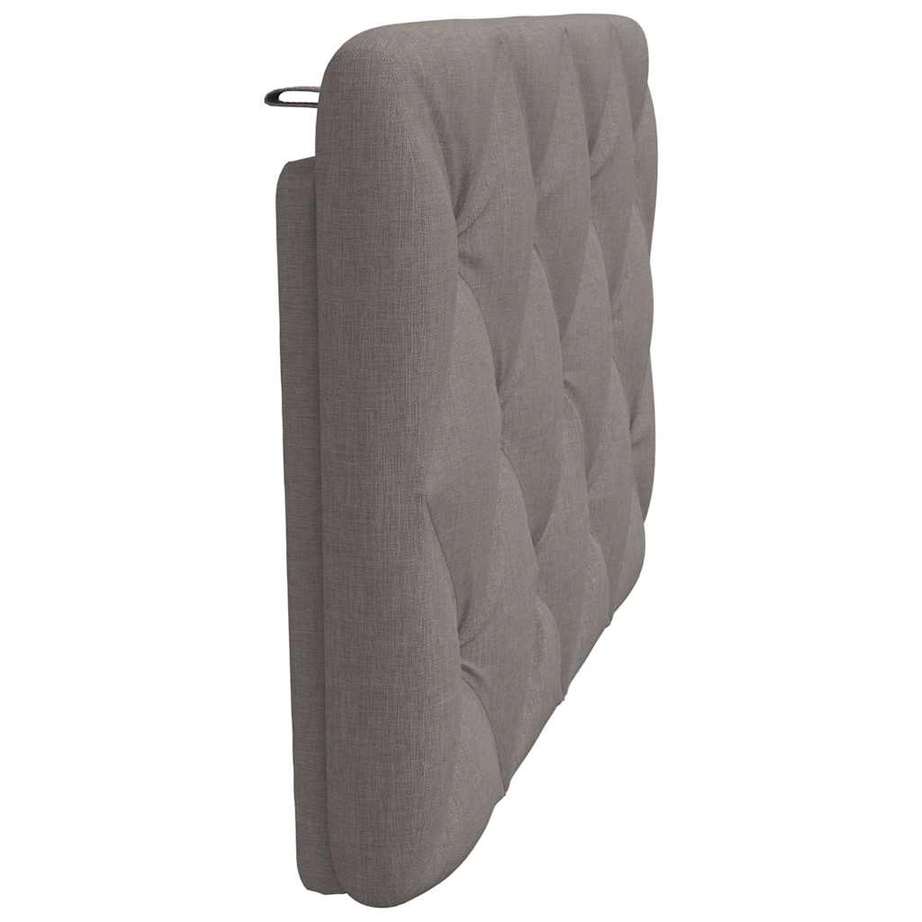 Vidaxl Coussin de tête de lit 80 cm taupe - Jusqu'à 67% de réduction