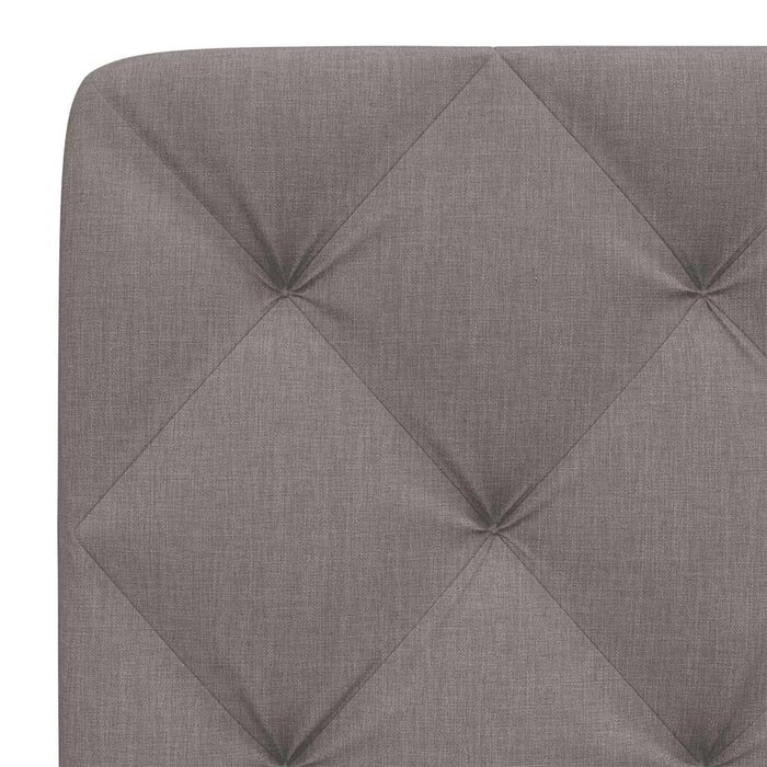Vidaxl Coussin de tête de lit 80 cm taupe - Jusqu'à 67% de réduction