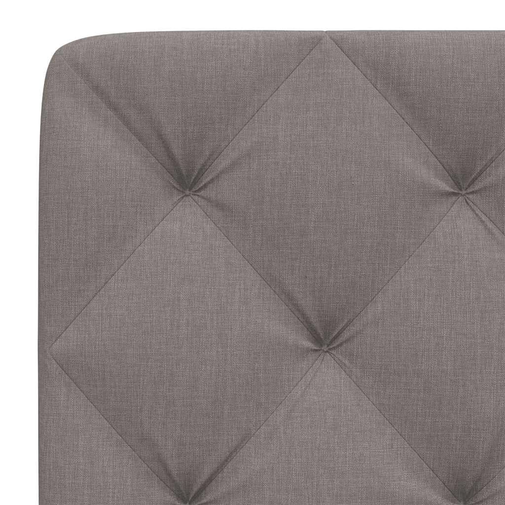 Coussin de tête de lit 80 cm taupe - Jusqu'à -32% sur notre stock outlet