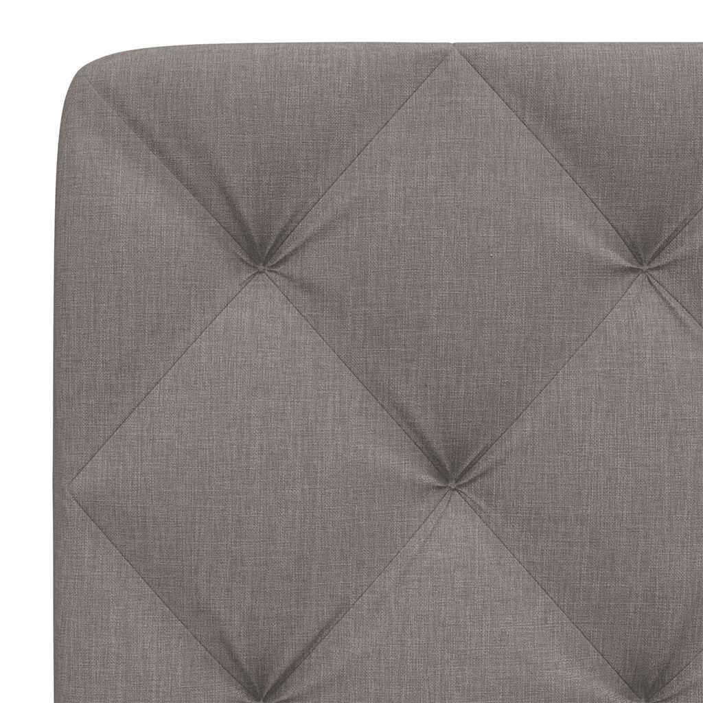 Vidaxl Coussin de tête de lit 80 cm taupe - Jusqu'à 67% de réduction