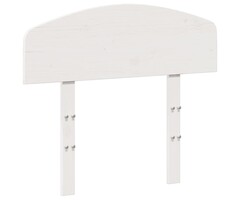 Vidaxl Tête de lit en pin massif 75 cm - Blanc - Jusqu'à -65%