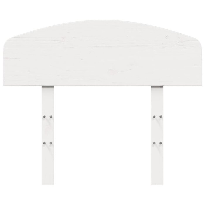 Vidaxl Tête de lit en pin massif 75 cm - Blanc - Jusqu'à -65%