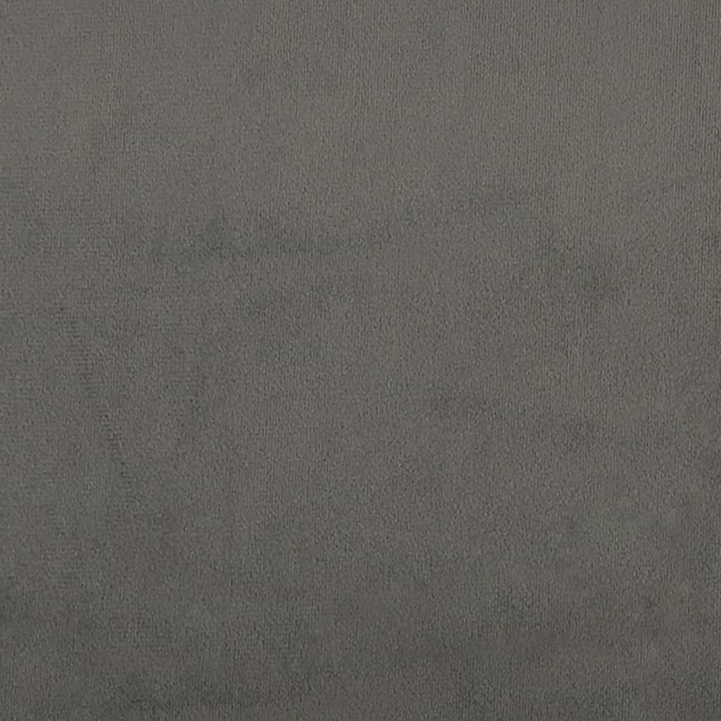 Tête de lit velours gris foncé 100cm - Jusqu'à -32% sur notre Outlet