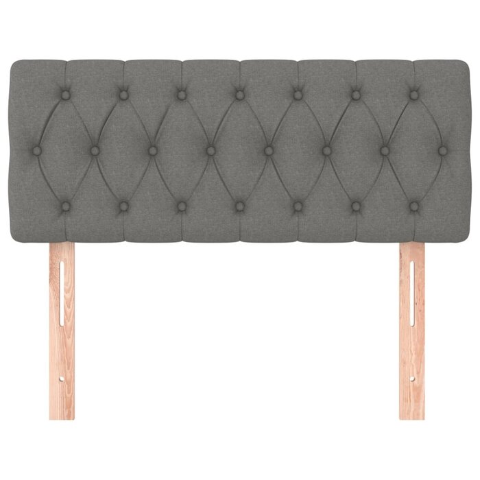 Tête de lit en tissu gris foncé 100 cm - Jusqu'à -33%