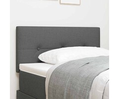 Vidaxl Tête de lit velours côtelé gris foncé 80cm - Jusqu'à -66% de remise