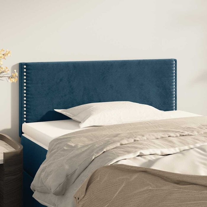 Vidaxl Tête de lit velours bleu foncé 100cm - Jusqu'à -64% sur votre équipement
