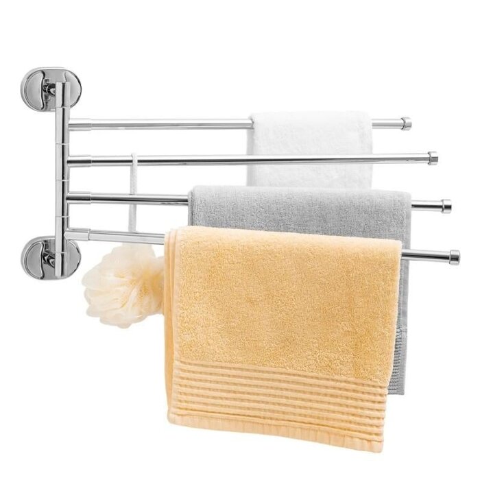 Viking Choice Porte-serviettes mural 4 bras chromé - Jusqu'à 52% de réduction