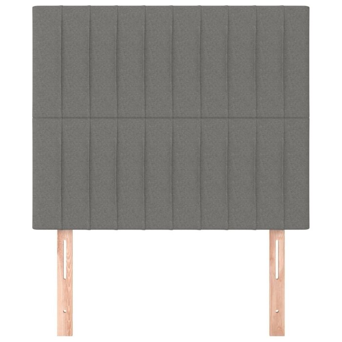Set de 2 Têtes de Lit Gris Foncé - Hauteur Réglable - Jusqu'à -45%