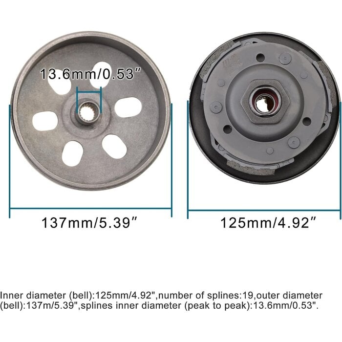 Assemblage d'embrayage GY6 125cc/150cc - Jusqu'à 44% de remise