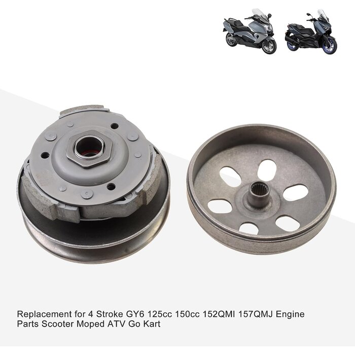 Assemblage d'embrayage GY6 125cc/150cc - Jusqu'à 44% de remise