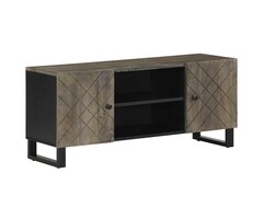 Meuble TV en bois de manguier massif noir - Jusqu'à -46%