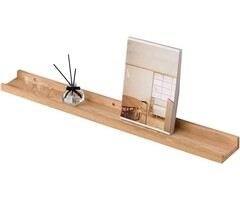 Étagère murale en chêne massif 90 cm - Jusqu'à -68% sur votre déco