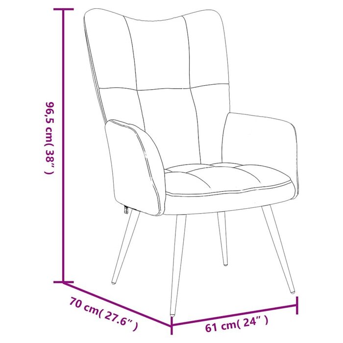 Fauteuil relax en velours noir - Design chic - Jusqu'à 41% de réduction