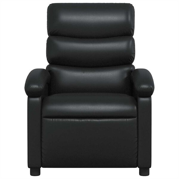 Fauteuil inclinable en similicuir noir - Jusqu'à -41% de remise