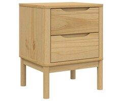 Vidaxl Table de chevet en bois massif FLORO - Jusqu'à -45%