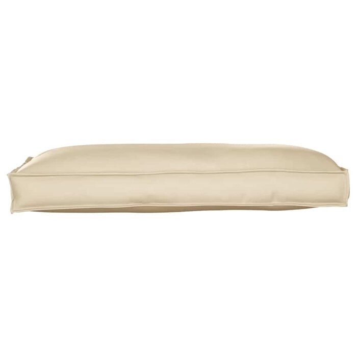 Coussin de palette 120x60 cm beige - Confort extérieur - Jusqu'à -39%