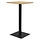 Table de bar bistrot 70x70 cm aspect chêne - Jusqu'à -41%
