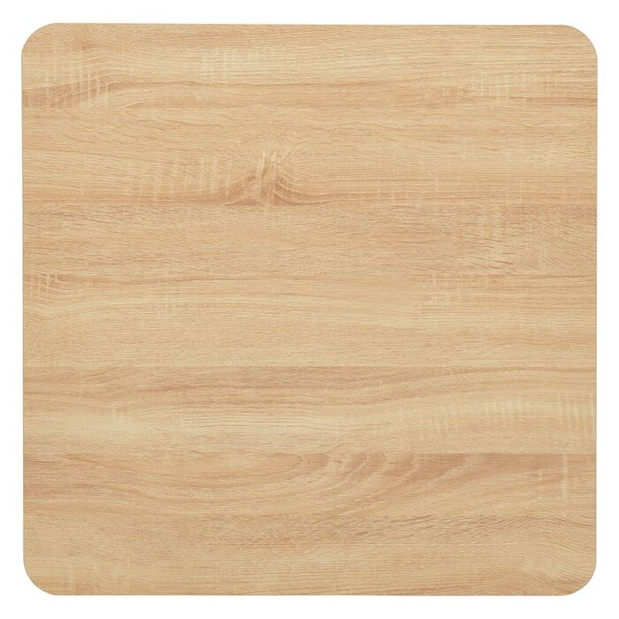 Table de bar bistrot 70x70 cm aspect chêne - Jusqu'à -41%