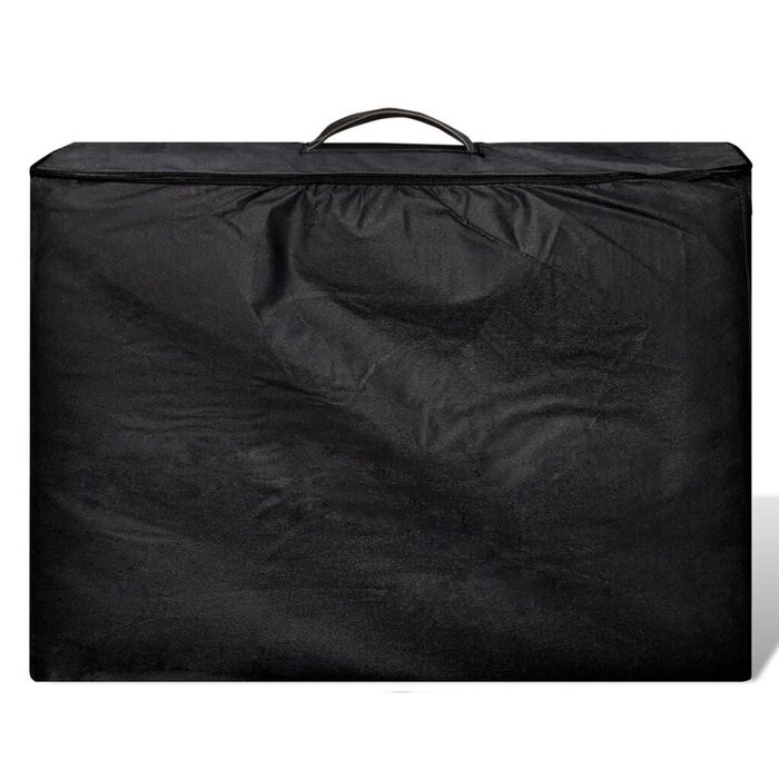 Table de massage pliante 4 zones en bois - Noir - Jusqu'à -41%
