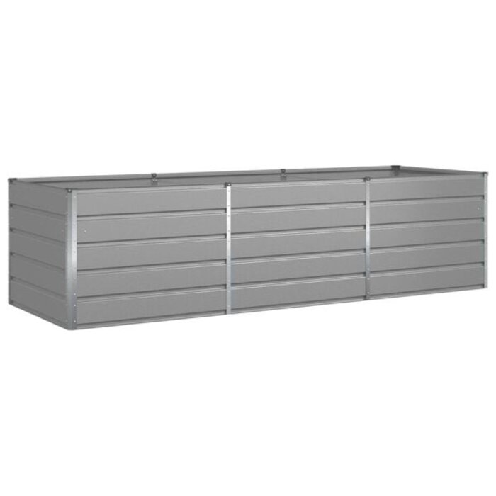 Jardinière en acier galvanisé 195x100x45cm - Jusqu'à 41% de remise