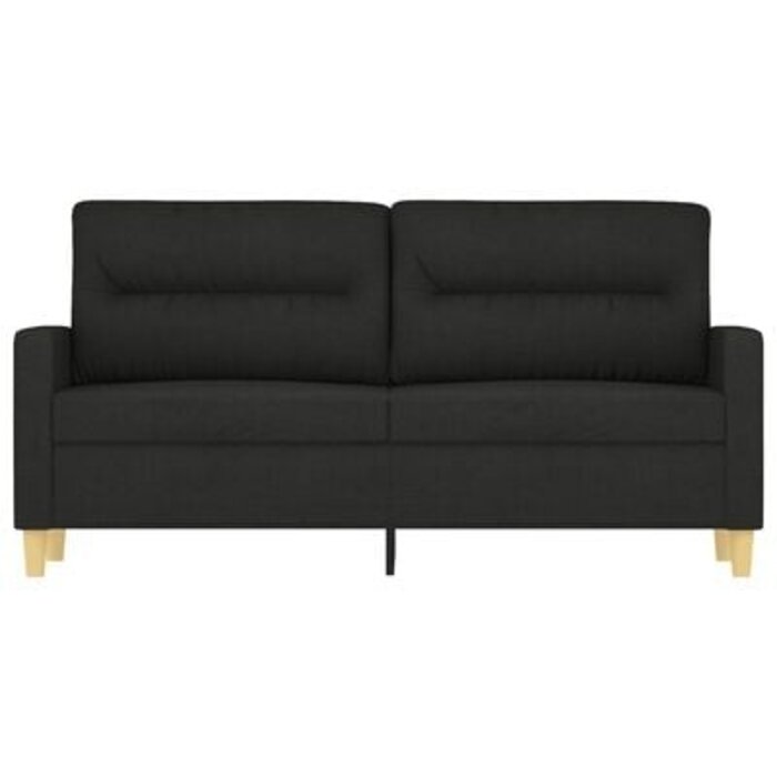 Canapé 2 places 140 cm noir - Jusqu'à 41 % de remise