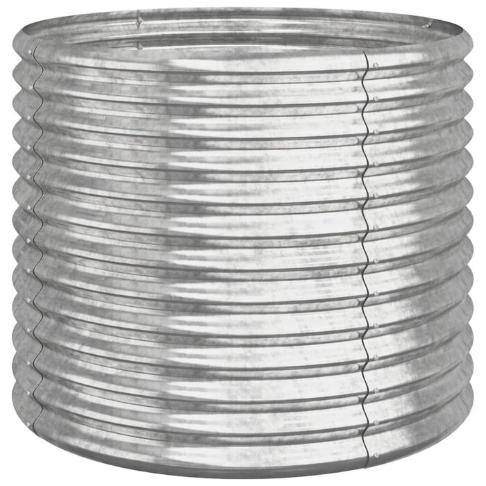 Jardinière ronde en acier galvanisé 80x68cm - Jusqu'à -39%