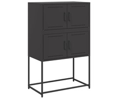 Vidaxl Buffet Industriel en Acier Noir - Jusqu'à -46%