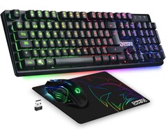 Pack Gaming Sans Fil RGB - QWERTY Espagnol - Jusqu'à 44% de remise