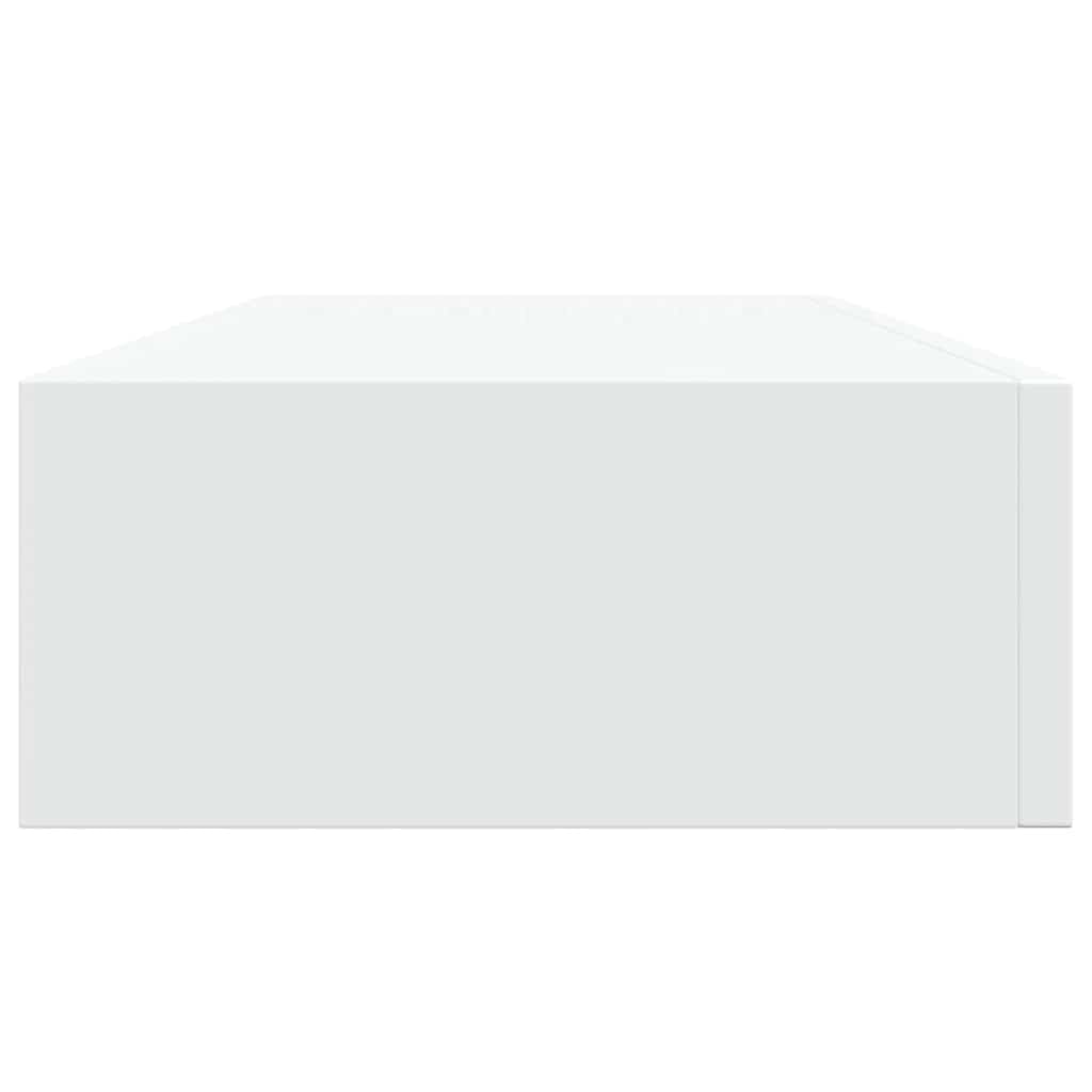 Étagère murale avec tiroir 60 cm - Blanc - Jusqu'à -39%