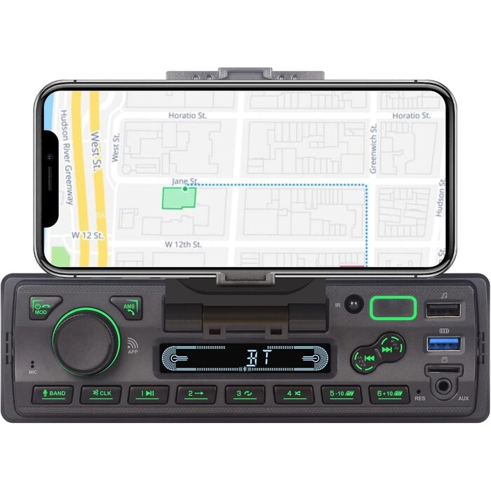 Autoradio Bluetooth avec support pivotant - Jusqu'à 35% de remise