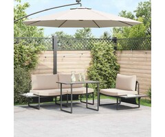 Vidaxl Table de jardin rectangulaire grise - Jusqu'à 46% de remise