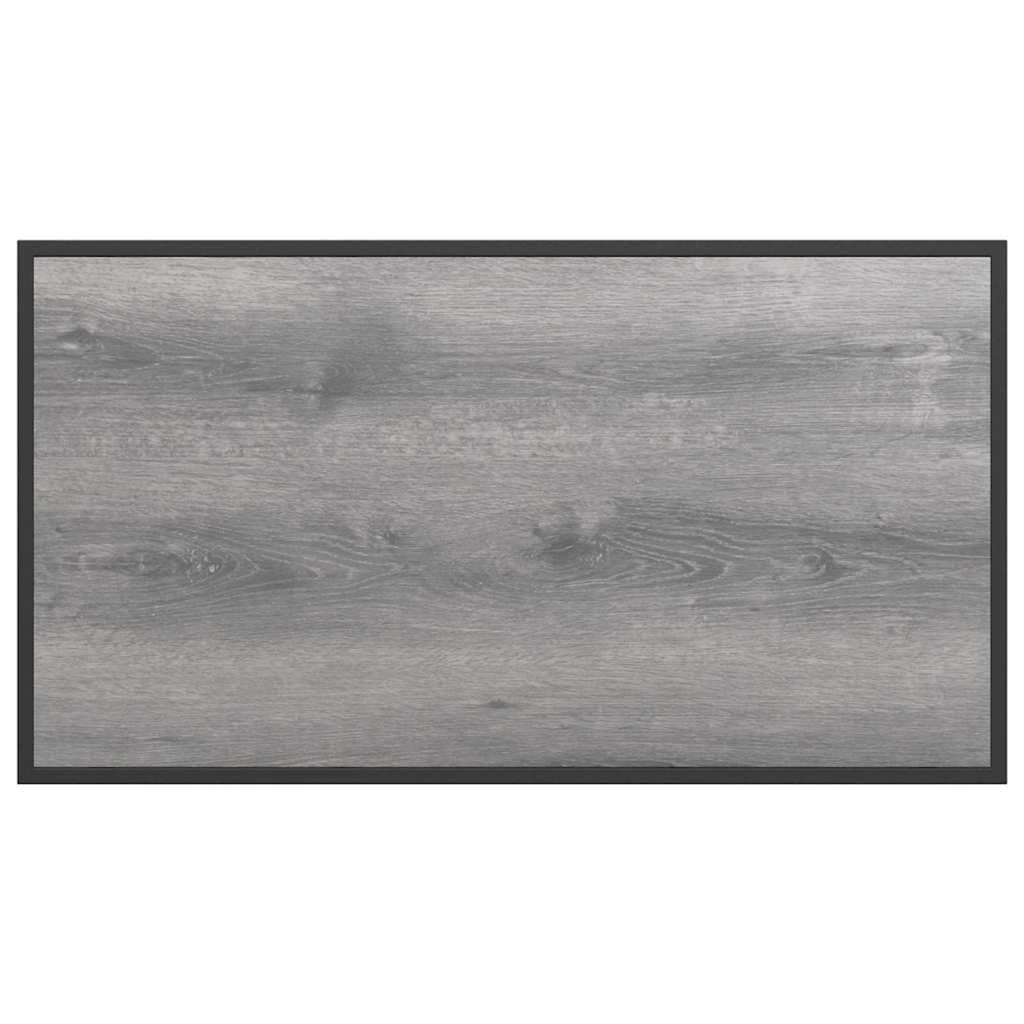 Table de jardin rectangulaire grise - Acier et DPC - Jusqu'à -40%