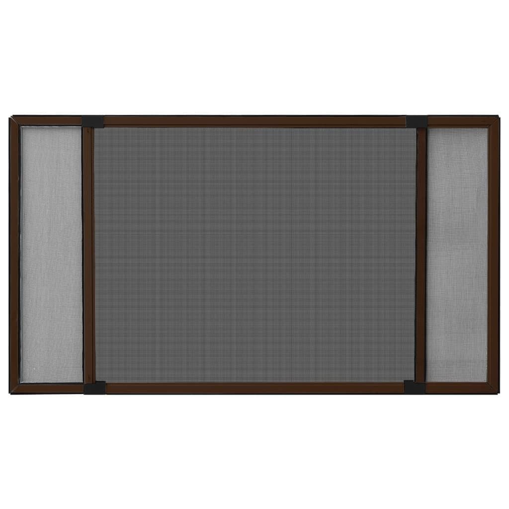 Moustiquaire extensible 75-143x50cm - Marron - Jusqu'à -36%