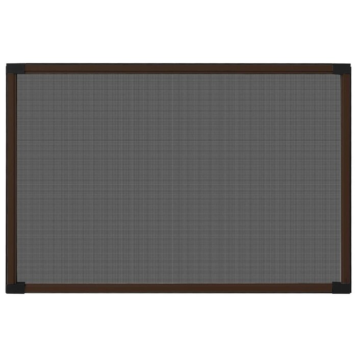 Moustiquaire extensible 75-143x50cm - Marron - Jusqu'à -36%