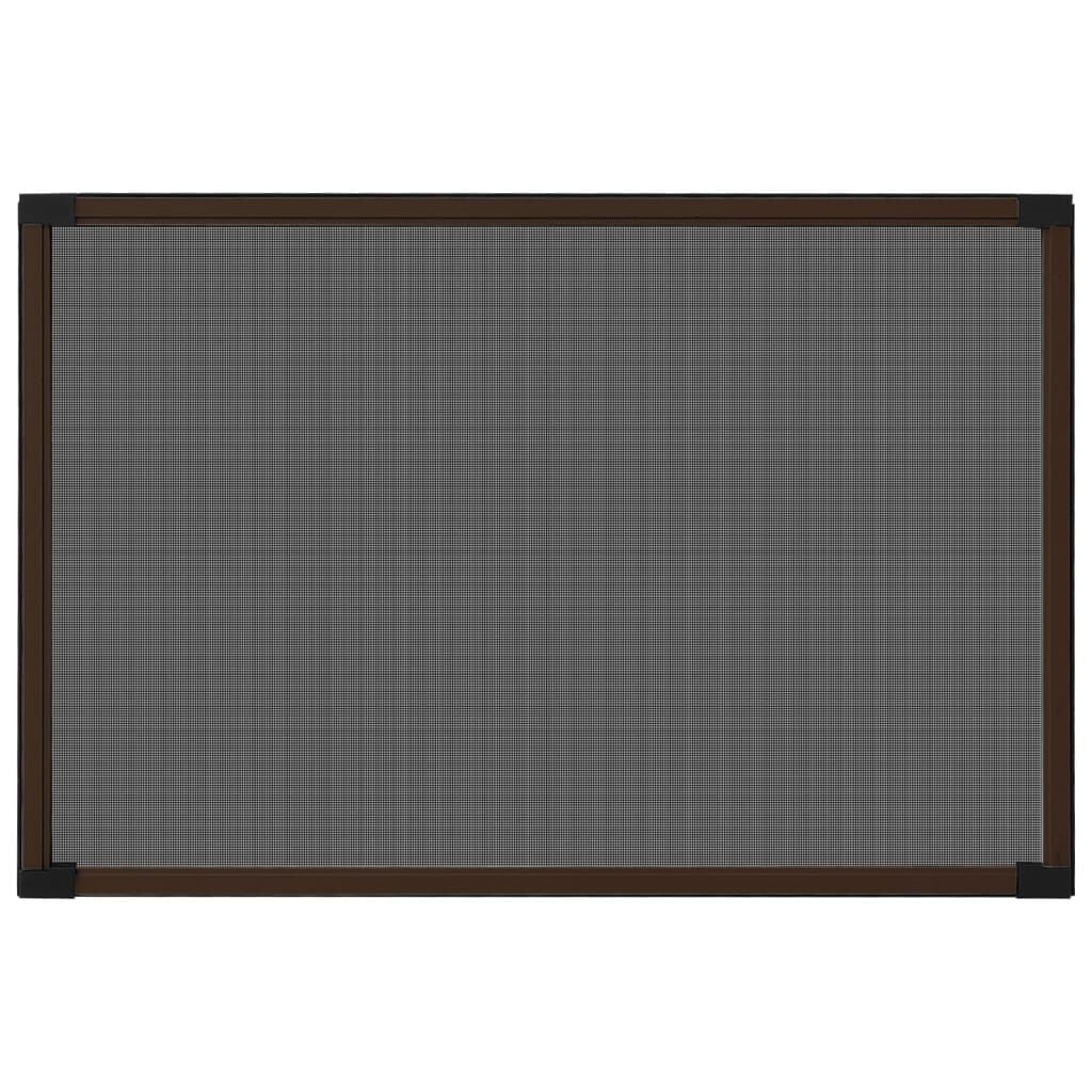 Moustiquaire extensible 75-143x50cm - Marron - Jusqu'à -36%