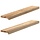 Lot de 2 appuis de fenêtre en chêne massif 90x15 cm - Jusqu'à -57%