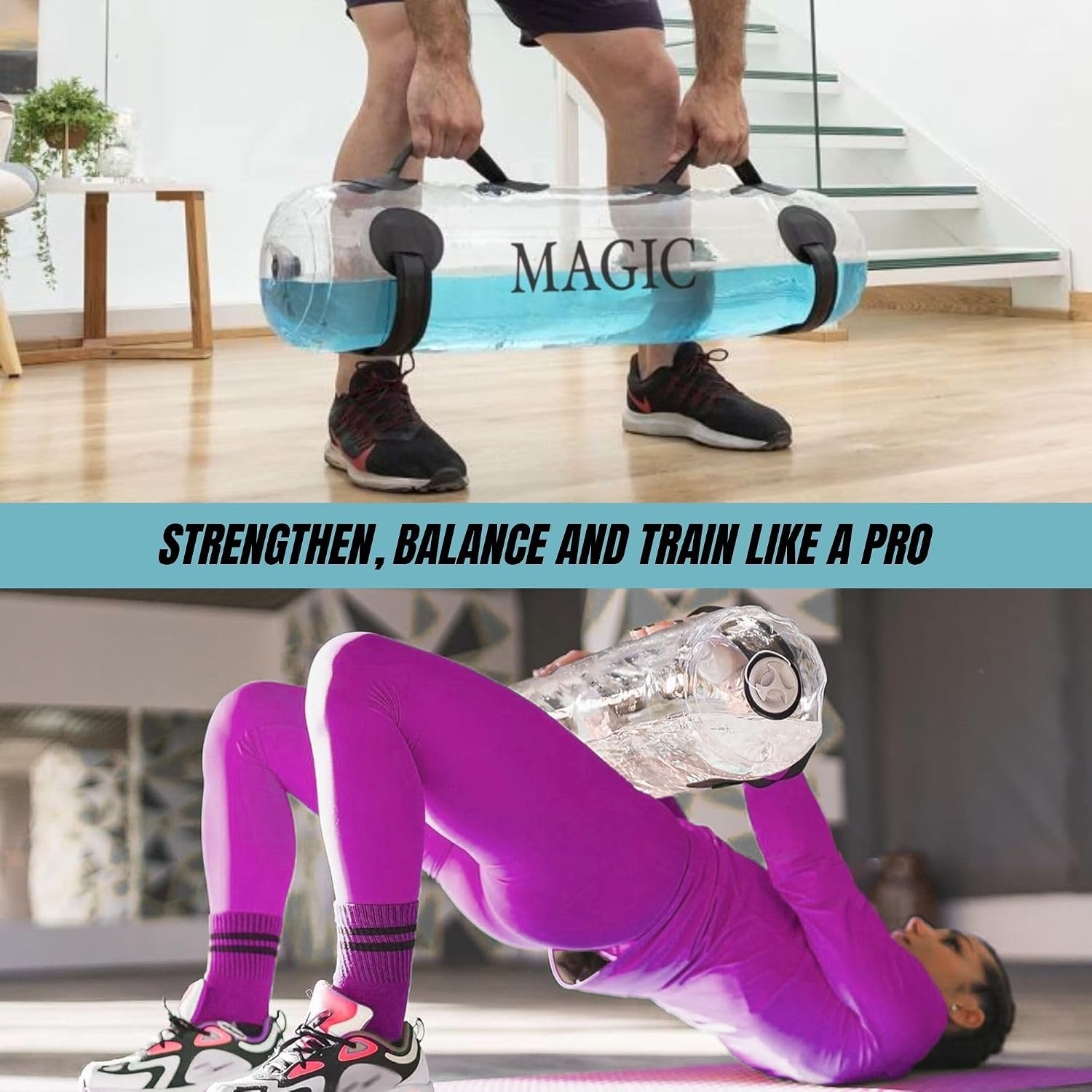 Sac de fitness à eau réglable 5-20 kg - Jusqu'à 38% de remise