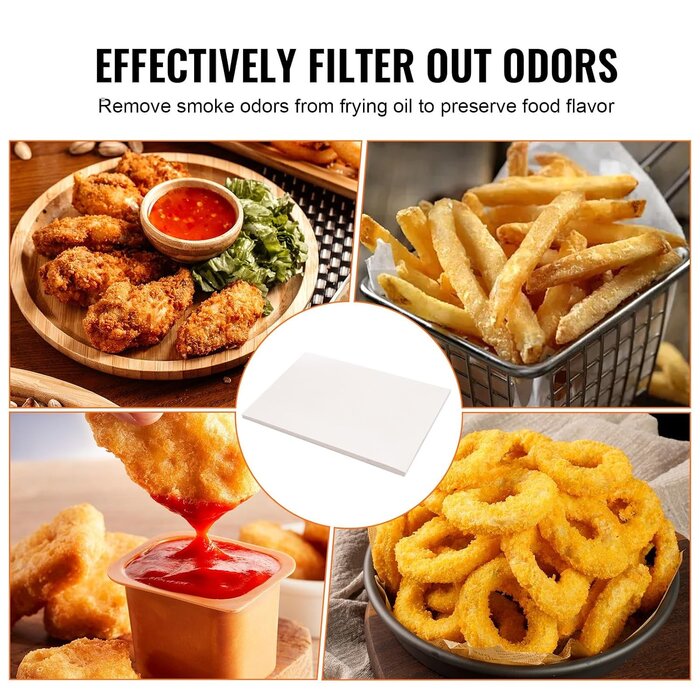 Lot de 100 feuilles papier filtre friteuse 55L - Jusqu'à -34% de remise