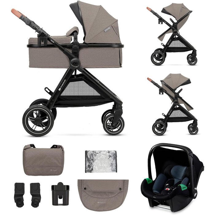Poussette combinée 3-en-1 avec siège auto - Jusqu'à 35% de réduction