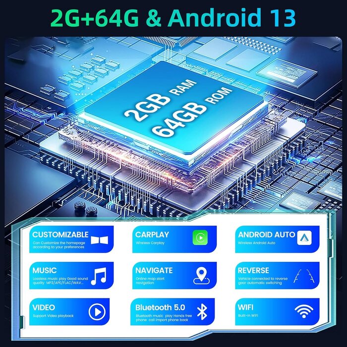 Autoradio Android 13 pour Ford Focus (2004-2011) - Jusqu'à 30% de remise