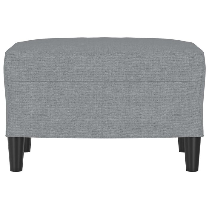 Repose-pieds design gris clair 60x50cm - Jusqu’à 39% de réduction