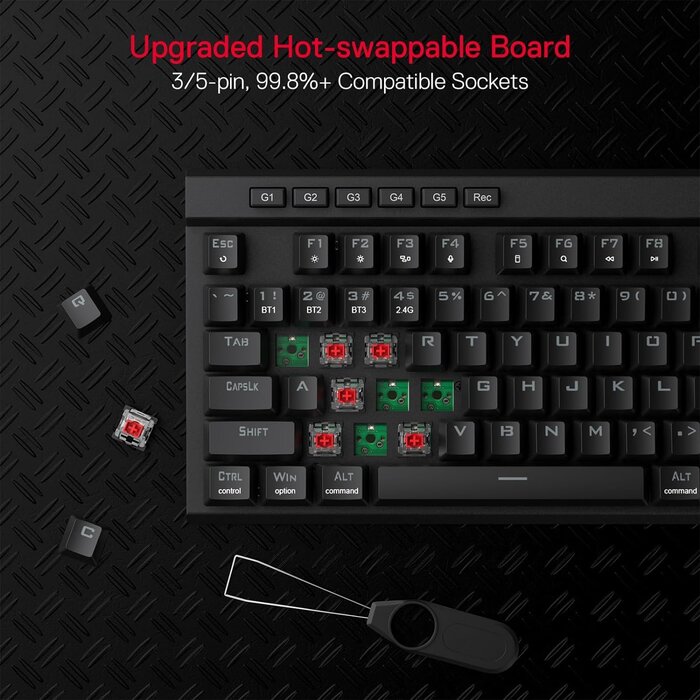 Clavier gaming mécanique RGB sans fil : profitez de jusqu'à 40 % de réduction