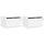 Lot de 2 tables de chevet murales LED - Blanc - Jusqu'à -40%