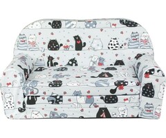 Viking Choice Mini canapé-lit enfant chats - Jusqu'à 31% de remise